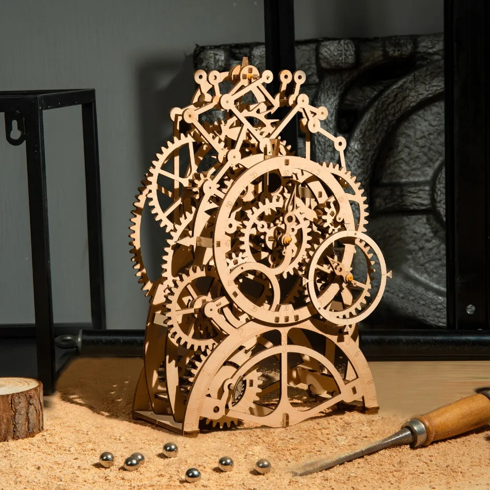 DIY 3D Wooden Mechanical Puzzle