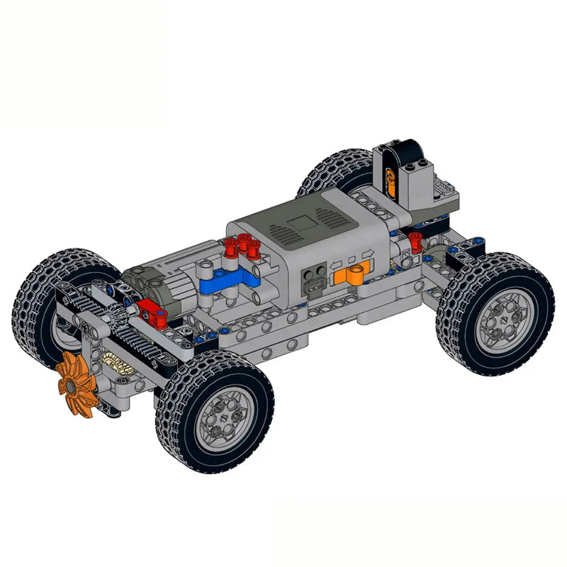 MOC Technical 4WD Four-Wheel Drive Cars Electric Remote Vehicle