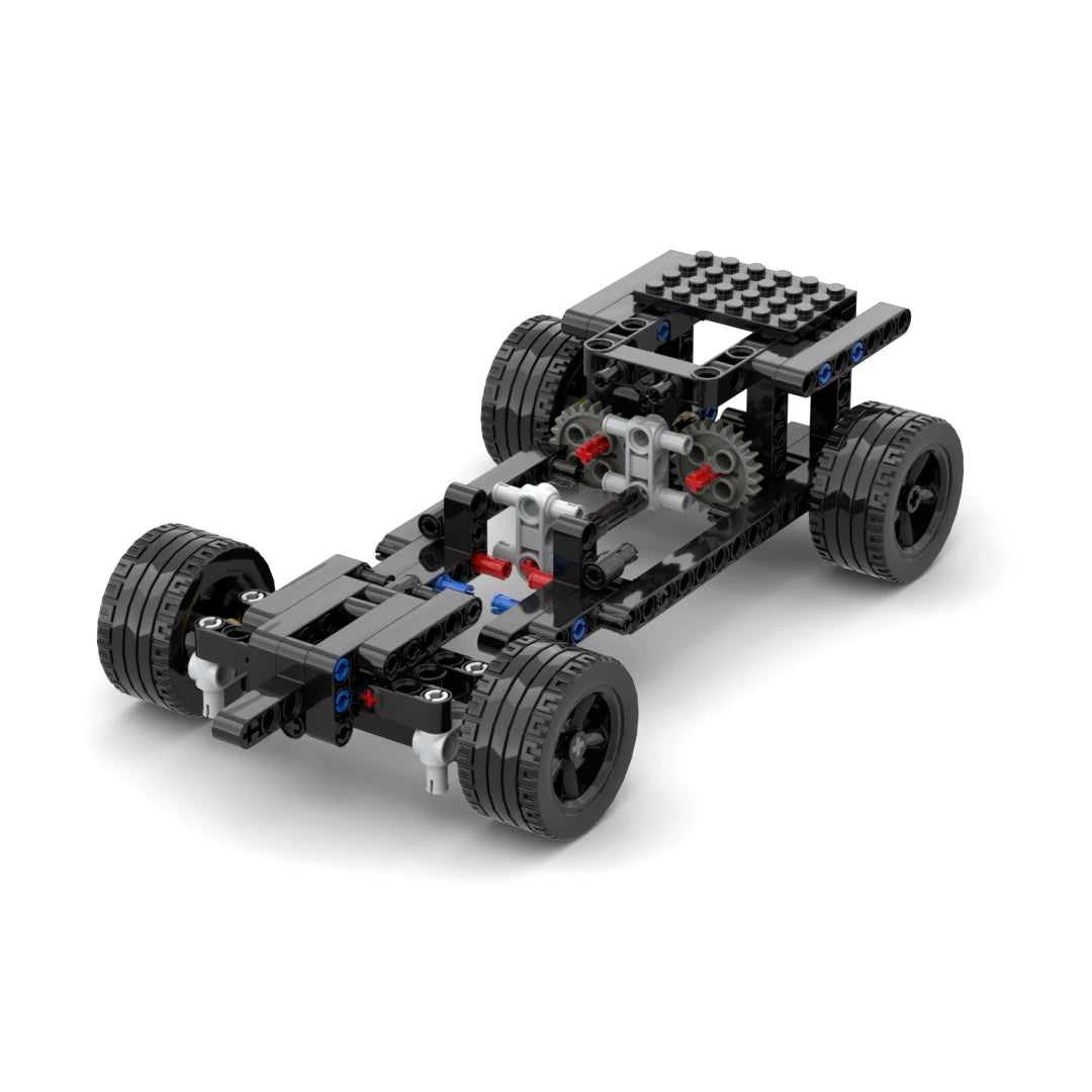 MOC Electronics Drift Chassis Double Motors Rear Wheel Drive Technical Cars