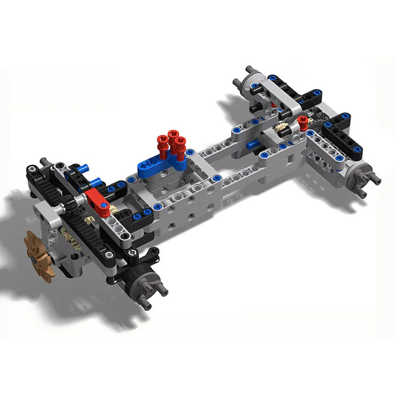 MOC Technical 4WD Four-Wheel Drive Cars Electric Remote Vehicle