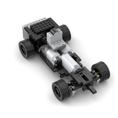 MOC Electronics Drift Chassis Double Motors Rear Wheel Drive Technical Cars