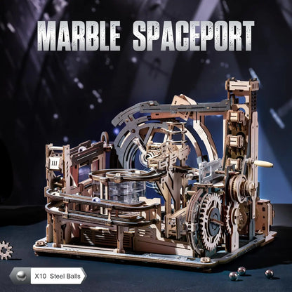 Spaceport 3D Wooden Puzzle