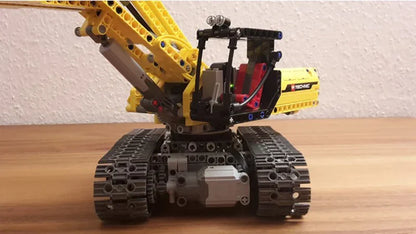 Technical Brick Excavator MOD Version full RC Power