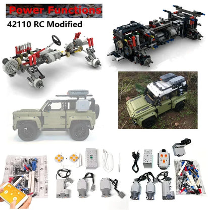 Building Blocks Kit for Land 42110 Defenders Rover SUV