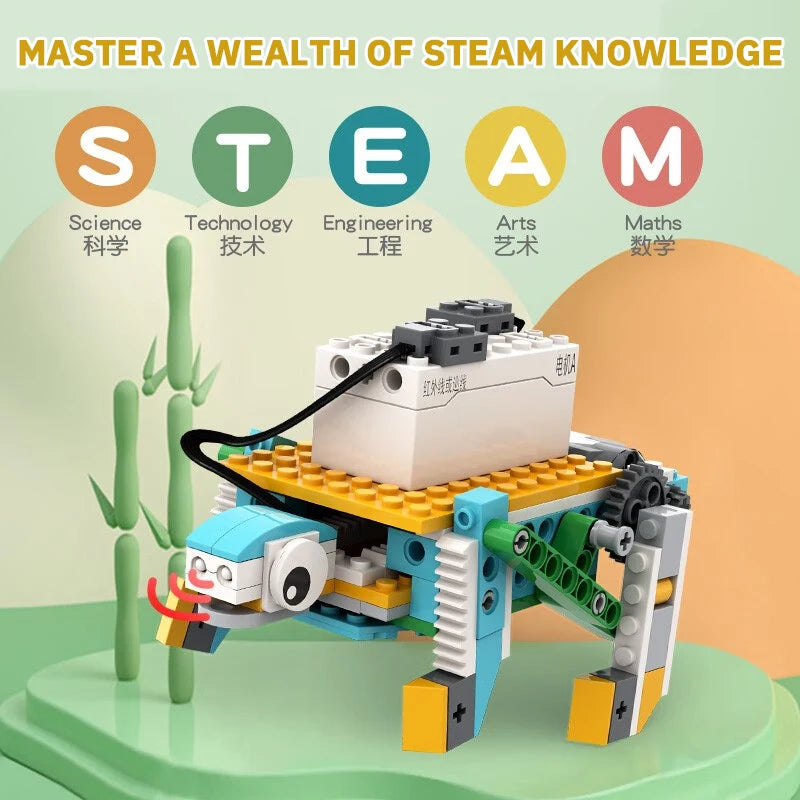 Building Blocks Steam Robot